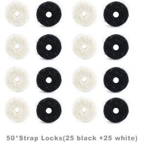 Guitar Strap Locks, Strap Felt Strap Button Washers, Felt Washer Button Felt Washer Guitar Tail Nail Washer Strap Lock Pad Felt Washers Guitar Parts Guitar Replacement Musical