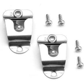2Pcs Microphone Holders,Sturdy Mic Hanger Clip with Screws for Handheld Microphone GM300 GM3188 GM338 TM271A TM481A and More (Style 2)