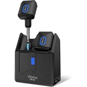 5.8Ghz Wireless Guitar System, Charging Case Included, Wireless Transmitter and Receiver with 4 Channels for Guitars Bass and Other Electric Instruments