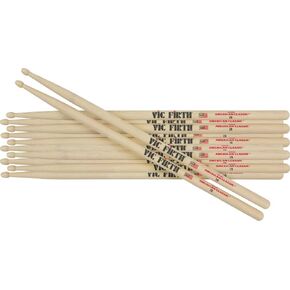 Vic Firth 6-Pair American Classic Hickory Drum Sticks Wood 5B