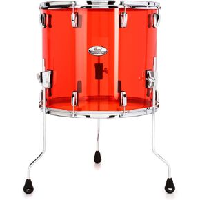 Pearl Crystal Beat Floor Tom - 16 Inches X 18 Inches Ruby Red