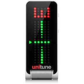 TC Electronic UNITUNE CLIP Clip-On Tuner with Strobe and Chromatic Modes and 108 LED Matrix Display for Uncompromised Tuning Quality