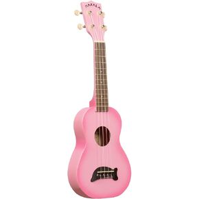 Kala Brand Music Co. Makala Dolphin, 4-String Ukulele, Right, Pink Burst, Soprano (MK-SD-PKBURST) in Kuwait