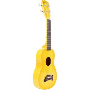 Kala Brand Music Co. Makala Dolphin, 4-String Ukulele, Right, Yellow Burst, Soprano (MK-SD/YLBURST)