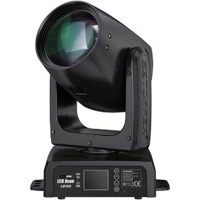 BETOPPER 150W Moving Head DJ Lights with Beam 12 GOBO 12 Colors 1 Prism Plate DMX Sound Activated Stage Light for DJ Party Bar Wedding Stage Lighting,1 Piece