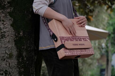 TODO Cajon Box Drum Flat Hand Drum Portable Birch Wood Percussion Instrument with Adjustable Strings Carrying Bag Handcrafted, Hand Drum Percussion in Saudi Arabia