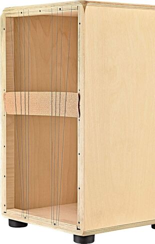 Meinl Cajon Box Drum with Internal Strings for Snare Effect - NOT MADE IN CHINA - Mahogany Frontplate / Baltic Birch Body, Woodcraft Professional, 2-YEAR WARRANTY(WCP100MH) in Saudi Arabia