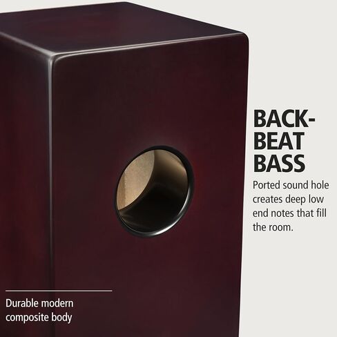 Meinl Percussion Backbeat Bass Cajon with Ported Sound Hole and Adjustable Strings for Snare Effect — NOT MADE in CHINA — Replicate Acoustic Drum Set Grooves, 2-YEAR WARRANTY (BBCAJTH) in Saudi Arabia