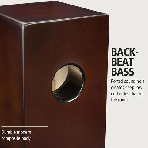 Meinl Percussion Backbeat Bass Cajon with Ported Sound Hole and Adjustable Strings for Snare Effect — NOT MADE in CHINA — Replicate Acoustic Drum Set Grooves, 2-YEAR WARRANTY (BBCAJTH) in Saudi Arabia