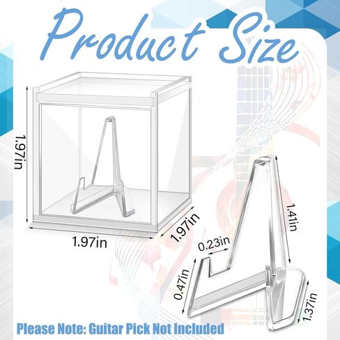 حافظة عرض اختيار الجيتار من الأكريليك حامل اختيار الجيتار لاختيار الجيتار القابل للجمع in Kuwait