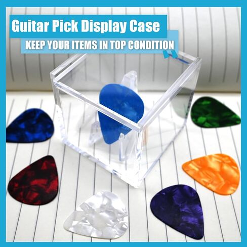 حافظة عرض اختيار الجيتار من الأكريليك حامل اختيار الجيتار لاختيار الجيتار القابل للجمع in Kuwait