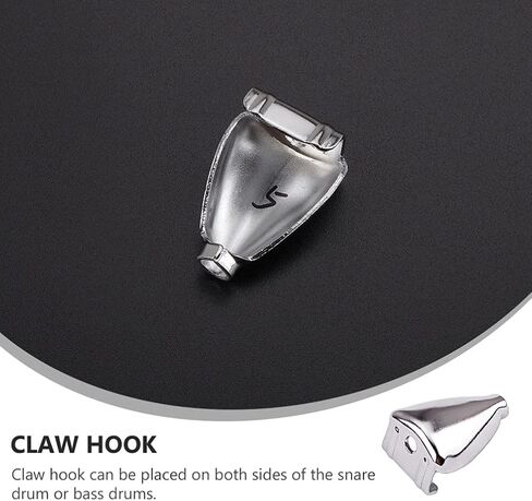 2pcs Drum Hook Drum Replacement Hook Bass Drum Claw Hook Triangle Drum Claw Hook Drum Mount Kit Musical Instrument Accessories Drum Mount Hook Iron Drum Claw Hook Appendix Metal in Saudi Arabia