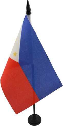 علم طاولة إيران القديم من AZ FLAG مقاس 4 بوصة × 6 بوصة - علم مكتب فارسي 15 × 10 سم - عصا وقاعدة بلاستيكية سوداء in Saudi Arabia