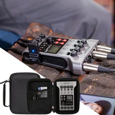 حافظة واقية للتخزين الصلب للسفر من Aproca، لجهاز Zoom PodTrak P4 Podcast Recorder الذي يعمل بالبطارية in Saudi Arabia
