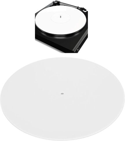 Turntable Mat, Acrylic 12 Inch Reduce Static Dust Noise Record Player Slipmat Platter Slip Mats, for 12 Inch Record Player (1) in Saudi Arabia