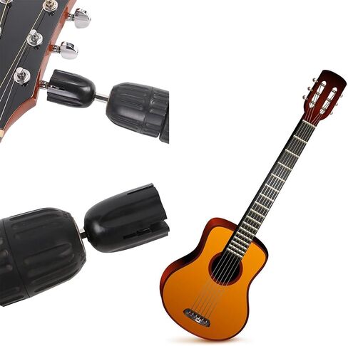 Guitar String Winder Head Tool Electric Drill Tuning Peg Puller Guitar Bass Repair Maintenance DIY Tool Easy to Use, As the Pic Show in Saudi Arabia