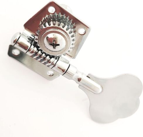 sdwutong Electric Bass Tuners Machine Heads 5 string Vintage Open Geared Tuning Pegs Locking Keys 3R+2L for Electric Jazz Guitar Bass P Bass Chrome 5PCS in Saudi Arabia