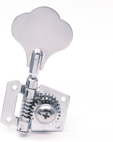 4R Opened Electric Bass Guitar Tuning Pegs Machine Heads Tuners for Bass for Jazz Precision P Bass Replacement (4R Chrome) in Saudi Arabia