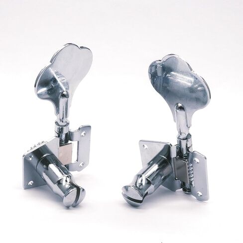 4R Opened Electric Bass Guitar Tuning Pegs Machine Heads Tuners for Bass for Jazz Precision P Bass Replacement (4R Chrome) in Saudi Arabia