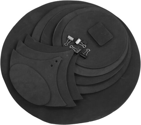 14 Pcs Round Pad, Drum Practice Pad EBR Material Drum Mute Practicing Pad for Player in Saudi Arabia