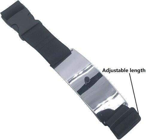 Drum Practice Pad Holder with Strap, 8mm Threaded Practice Pad Holder Metal Silent Drum Pad Stand for Drummer Practice Pad Knee Mount Leg Practice (Black) in Saudi Arabia