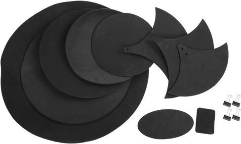 14 Pcs Round Pad, Drum Practice Pad EBR Material Drum Mute Practicing Pad for Player in Saudi Arabia