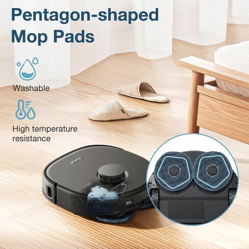 14 Pcs for Eufy X8 Pro Robot Vacuum Cleaner, X8 Pro Accessories, 1*Main Brush 3*Hepa Filters 3*Mop Pads 3*Vacuum Bags 4*Side Brushs, for eufy x8 pro parts in Saudi Arabia