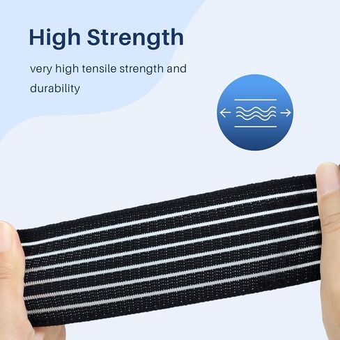 Comfytemp Ice Pack Strap, Stretchable, Reusable, 4pcs, FSA HSA Eligible, Ice Belt Extender Straps, Stretch Straps, Elastic Hook and Loop Extension Straps Add Length to Most Ice Packs, Multiple Uses in Kuwait