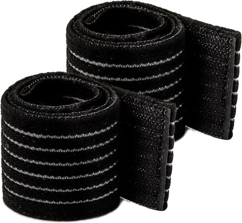 Comfytemp Ice Pack Strap, Stretchable, Reusable, 4pcs, FSA HSA Eligible, Ice Belt Extender Straps, Stretch Straps, Elastic Hook and Loop Extension Straps Add Length to Most Ice Packs, Multiple Uses in Kuwait