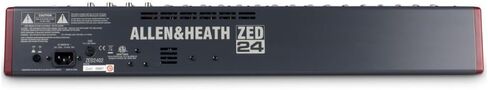 حزمة خلاط Allen & Heath Zed-24 متعددة الأغراض مع 16 حزمة من كابل ميكروفون Pig Hog PHM15 8 مم وقطعة قماش لتلميع الصوت السائل in Kuwait