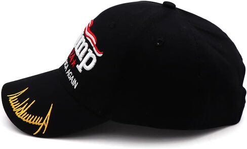 Trump 2024 Hat MAGA Hat Embroidered Take America Back Donald Trump Slogan USA Adjustable Baseball Cap for Woman Men in Saudi Arabia