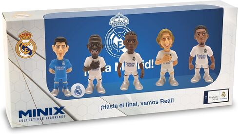 MINIX COLLECTIBLE FIGURINES - 5-Pack of 7cm Soccer Players - A Miniature Marvel for Every Football Enthusiast. FC Barcelona, Araujo, Ter Stegen, Gavi, Pedri, Lewandowski, 7cm in Kuwait
