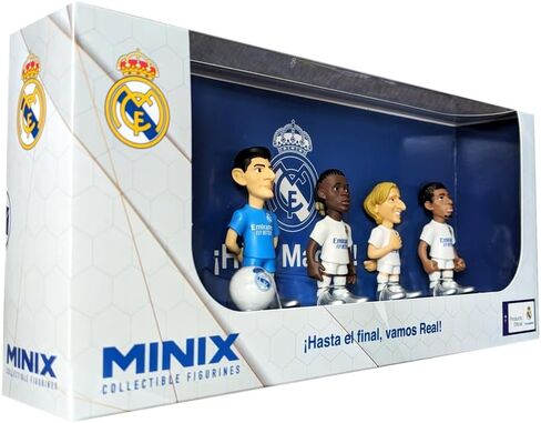 MINIX COLLECTIBLE FIGURINES - 5-Pack of 7cm Soccer Players - A Miniature Marvel for Every Football Enthusiast. FC Barcelona, Araujo, Ter Stegen, Gavi, Pedri, Lewandowski, 7cm in Kuwait