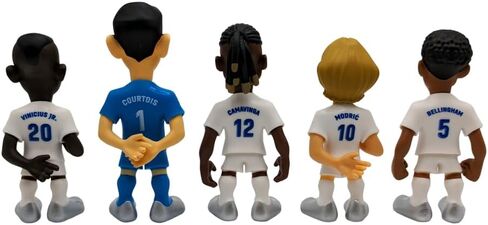MINIX COLLECTIBLE FIGURINES - 5-Pack of 7cm Soccer Players - A Miniature Marvel for Every Football Enthusiast. FC Barcelona, Araujo, Ter Stegen, Gavi, Pedri, Lewandowski, 7cm in Kuwait