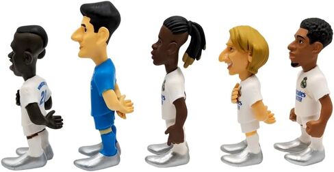 MINIX COLLECTIBLE FIGURINES - 5-Pack of 7cm Soccer Players - A Miniature Marvel for Every Football Enthusiast. FC Barcelona, Araujo, Ter Stegen, Gavi, Pedri, Lewandowski, 7cm in Kuwait
