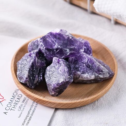 FUTUREPLUSX 6PCS Rose Quartz with Jar, Natural Rough Stones Crystal Large Raw Crystals Bulk Healing Gemstones for Reiki Healing Tumbling Fountain Rocks in Saudi Arabia