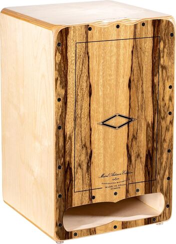 Meinl Percussion Artisan Edition Cajon with Internal Strings for Snare Effect and Forward Facing Ports, Limba/Baltic Birch — Made in Spain — Cantina Line, 2-Year Warranty (AECLLI) in Kuwait