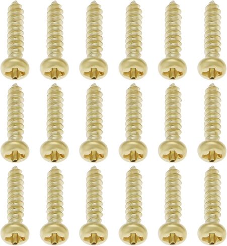 50 Pieces Guitar Tuner Machine Head Mounting Screws M2 10mm Metal Guitar Tuners for Acoustic Electric Guitar Bass Gold in Saudi Arabia