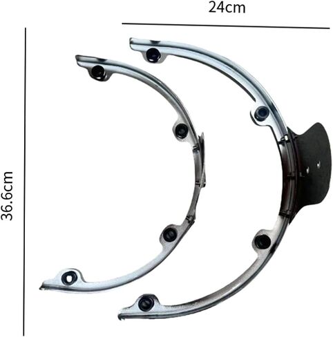 Drum Suspensions Bracket Percussion Instrument Solid Stainless Steel Tom Hoop Suspensions Mount Drum Set Mount for Drum Set, 12inch in Kuwait