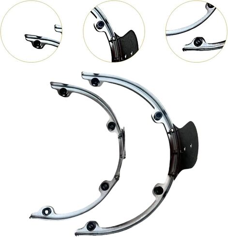 Drum Suspensions Bracket Percussion Instrument Solid Stainless Steel Tom Hoop Suspensions Mount Drum Set Mount for Drum Set, 12inch in Kuwait