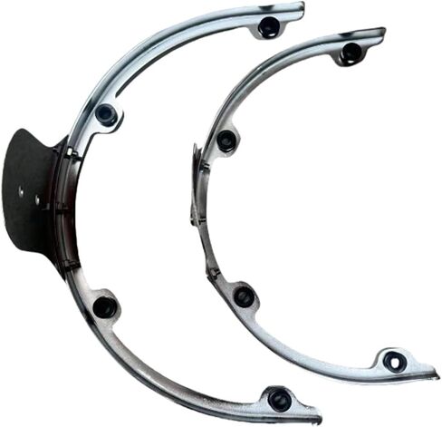 Drum Suspensions Bracket Percussion Instrument Solid Stainless Steel Tom Hoop Suspensions Mount Drum Set Mount for Drum Set, 12inch in Kuwait