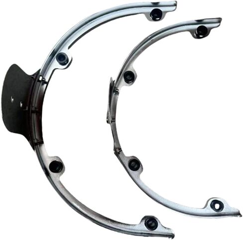 Drum Suspensions Bracket Percussion Instrument Solid Stainless Steel Tom Hoop Suspensions Mount Drum Set Mount for Drum Set, 12inch in Kuwait