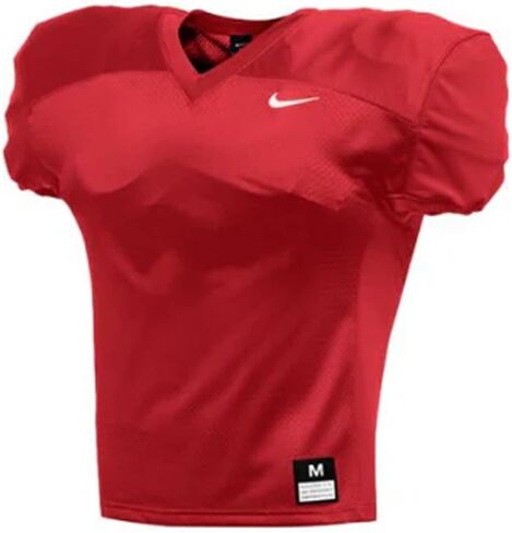 Nike Mens Team Stock Vapor Varsity V Neck Short Sleeve Jersey Football Casual - White in Saudi Arabia
