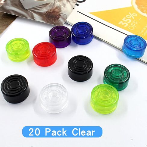 Piutouyar Black Guitar Effects Pedal Footswitch Toppers, 20 Pcs Pedal Nail Caps Protection Cap Plastic Guitar Pedal Footswitch Topper Cover Guitar Pedal Button Caps in Kuwait