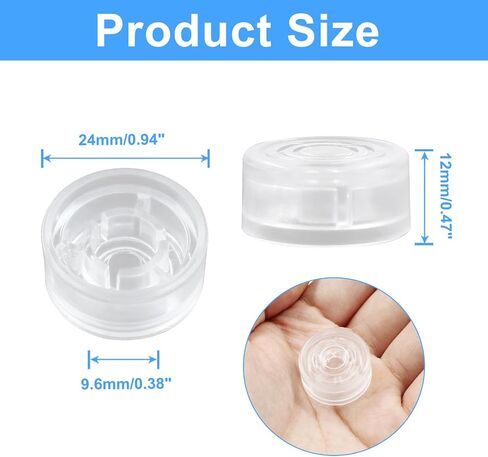 Piutouyar Black Guitar Effects Pedal Footswitch Toppers, 20 Pcs Pedal Nail Caps Protection Cap Plastic Guitar Pedal Footswitch Topper Cover Guitar Pedal Button Caps in Kuwait