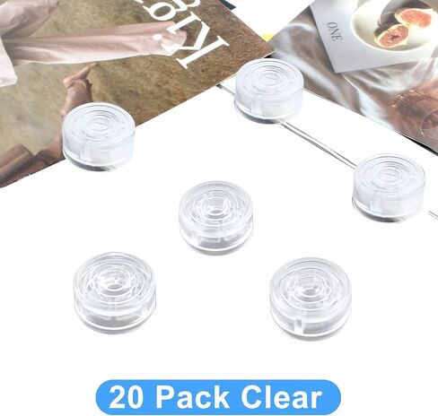 Piutouyar Black Guitar Effects Pedal Footswitch Toppers, 20 Pcs Pedal Nail Caps Protection Cap Plastic Guitar Pedal Footswitch Topper Cover Guitar Pedal Button Caps in Kuwait