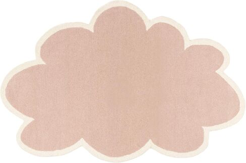 SAFAVIEH Kids Collection 3' x 5' Grey/Ivory SFK913C Handmade Cloud Wool Area Rug in Saudi Arabia