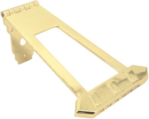 6 String Trapeze Tailpiece Bridge Tailpiece for Jazz Archtop Semi-Hollow Guitar Replacement Parts (Chrome) in Kuwait