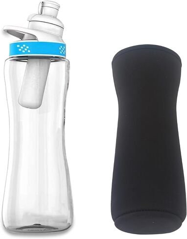 32 oz Water Bottle Sleeve Compatible with Cirkul,Neoprene Sweat Absorbing Insulated Water Bottle Cover for Retaining Temperature,Blue in Saudi Arabia