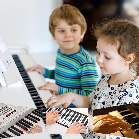 3 عبوات من ملصقات لوحة مفاتيح البيانو متعددة الألوان لـ 88/61/54/49/37 ملصقات حروف ملاحظات البيانو الرئيسية ملصقات دليل مفاتيح الموسيقى للمبتدئين على البيانو الإلكتروني (مفاتيح سوداء + بيضاء) in Kuwait